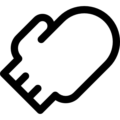 오븐 미트 Basic Rounded Lineal icon