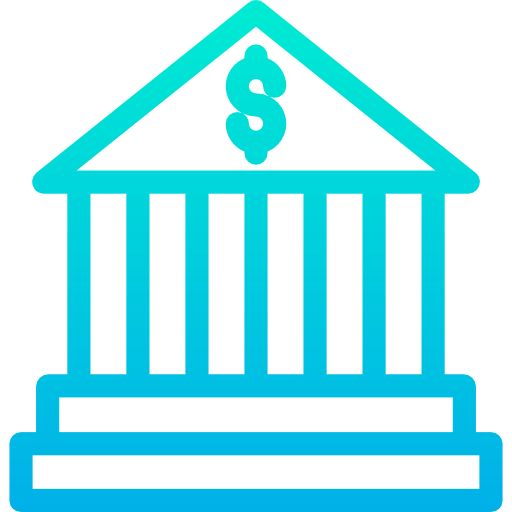 bank Kiranshastry Gradient icon