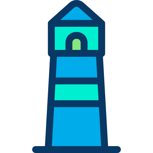 Lighthouse Kiranshastry Lineal Color icon
