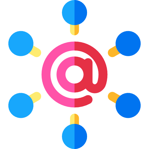 comunicación Basic Rounded Flat icono