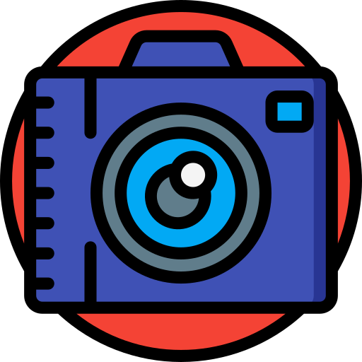 aparat fotograficzny Basic Miscellany Lineal Color ikona
