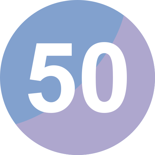 Fifty Generic color fill icon