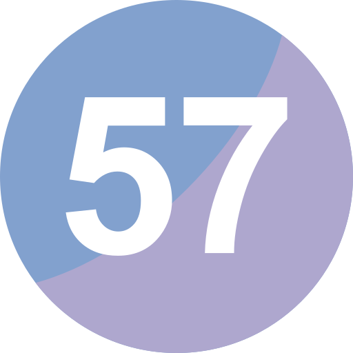 Fifty seven Generic color fill icon