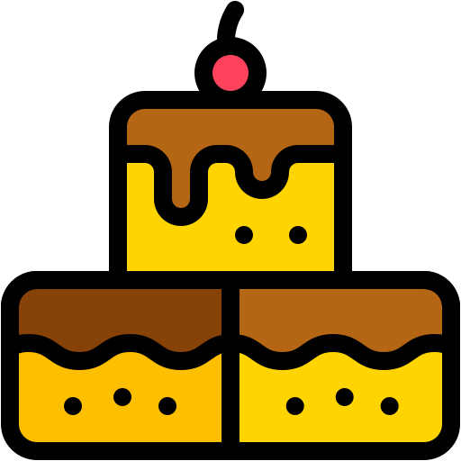 Brownie Generic color lineal-color icon