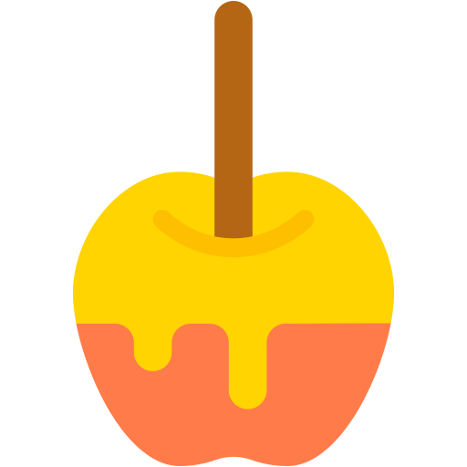 caramelo de manzana Generic color fill icono