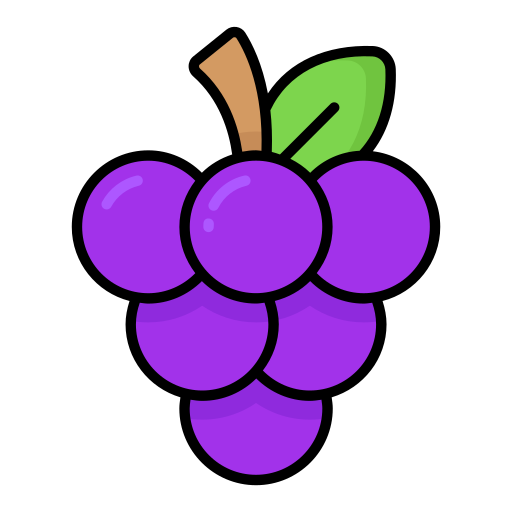 포도 Generic color lineal-color icon