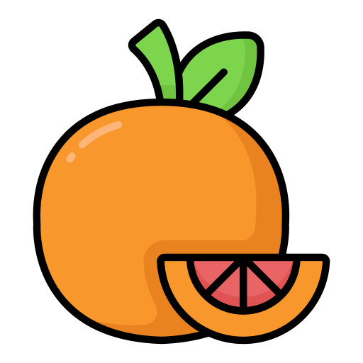 Grapefruit Generic color lineal-color icon