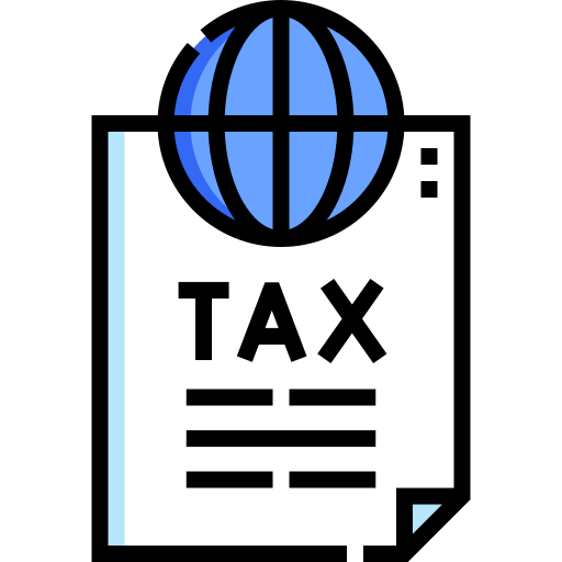 税 Detailed Straight Lineal color icon