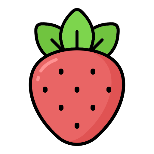 Strawberry Generic color lineal-color icon