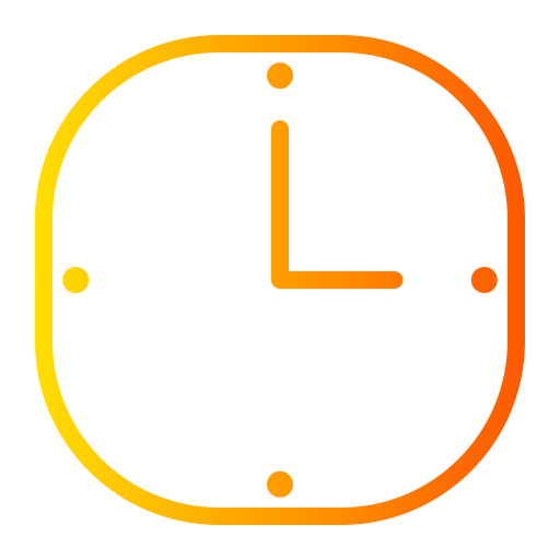 Clock Generic gradient outline icon