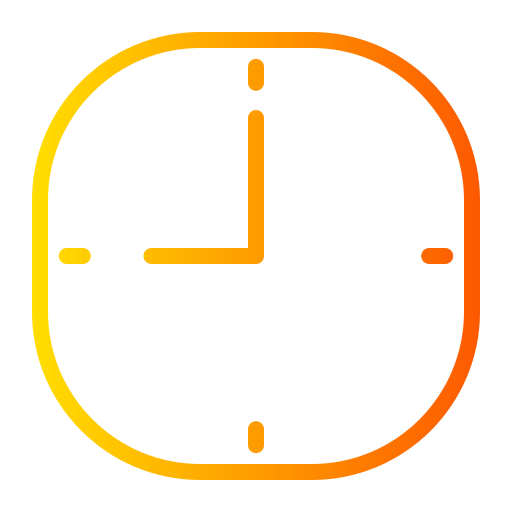 Clock Generic gradient outline icon