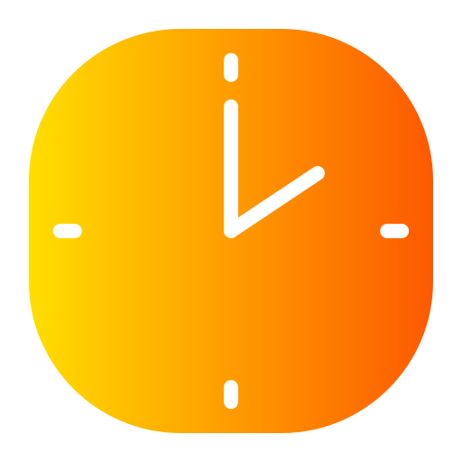 Clock Generic gradient fill icon