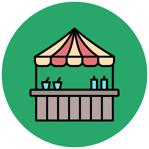 Food stall Generic color lineal-color icon