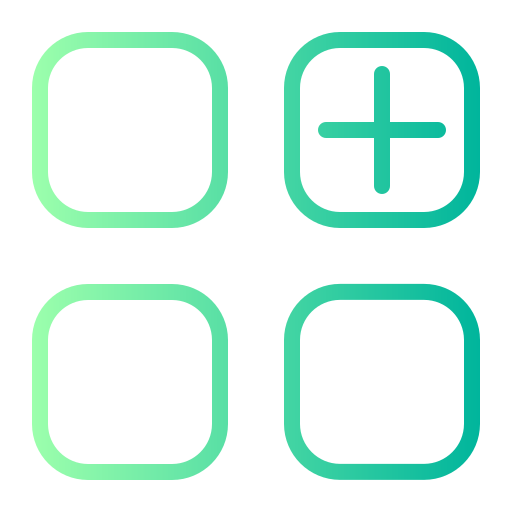 toevoegen Generic gradient outline icoon