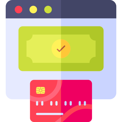 płatność online Generic color fill ikona