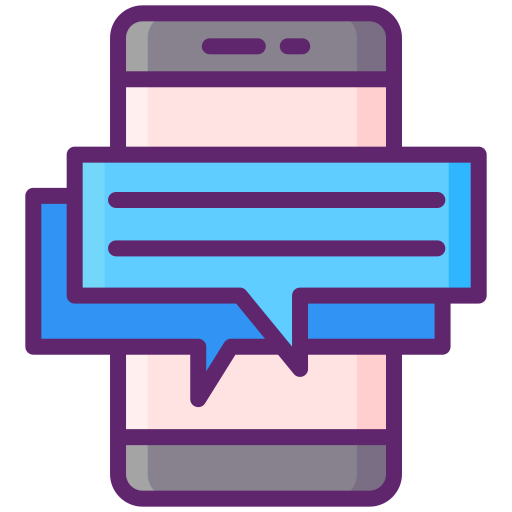 Text Message Generic color lineal-color icon