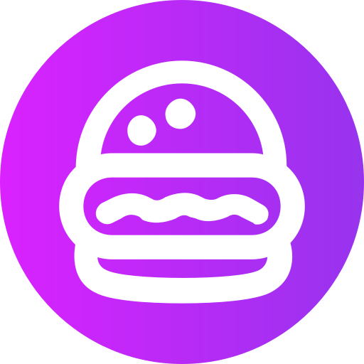 hamburger Generic gradient fill icoon