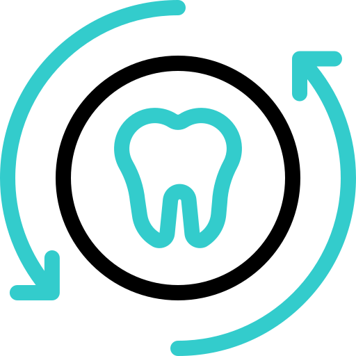 odontoiatria Basic Accent Outline icona