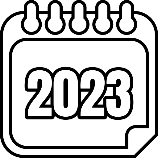 2023 Generic black outline Icône