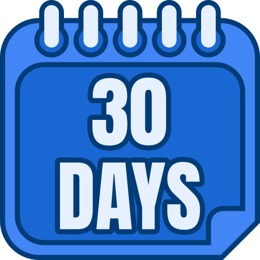 30 tage Generic color lineal-color icon