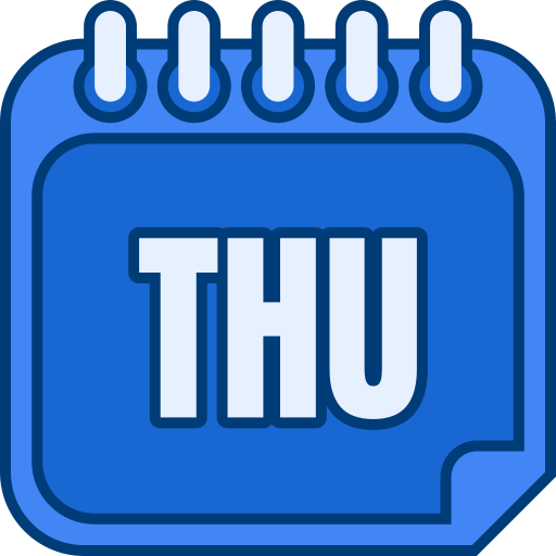 Thursday Generic color lineal-color icon