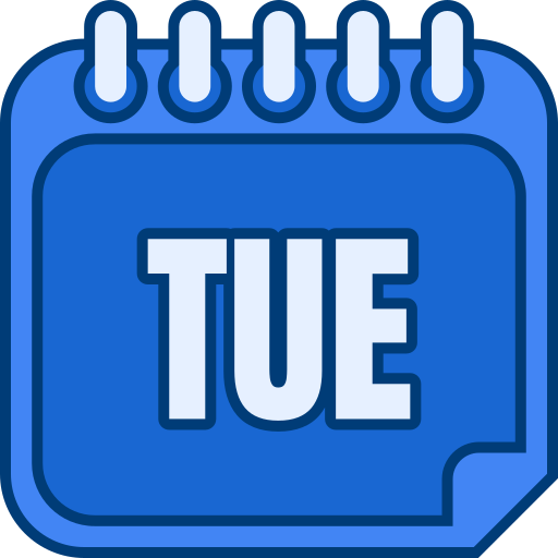 Tuesday Generic color lineal-color icon