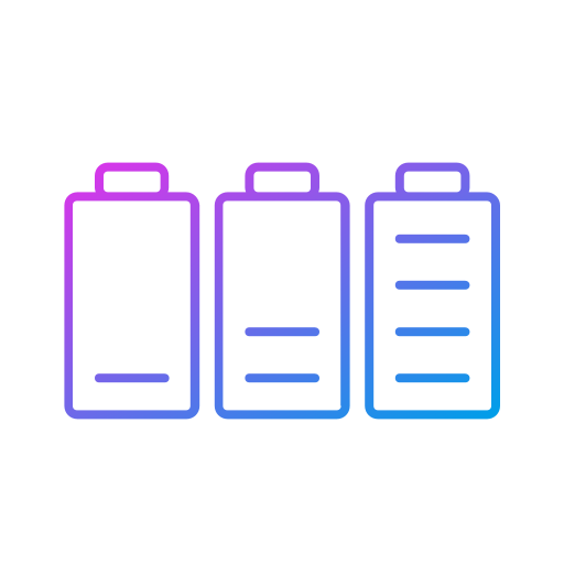 Battery bar Generic gradient outline icon