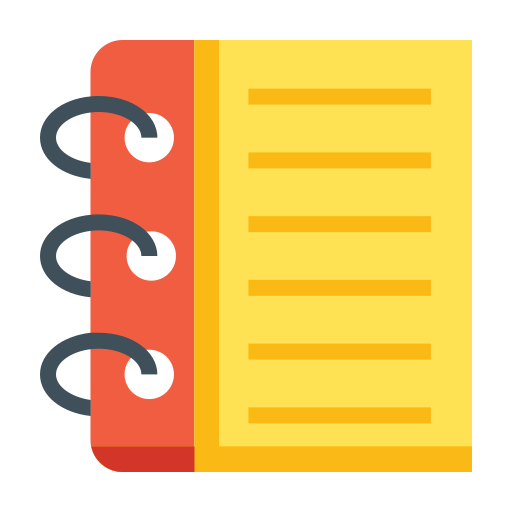 Notes Generic color fill icon