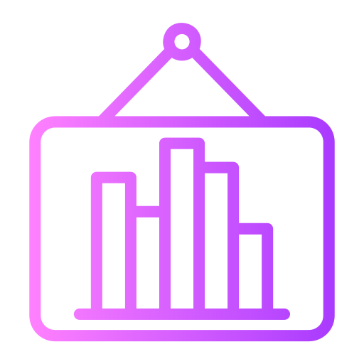 business and finance Generic gradient outline icono