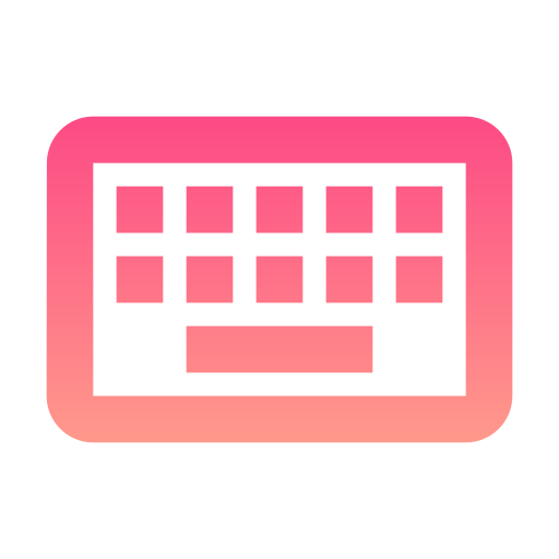 tastatur Generic gradient fill icon