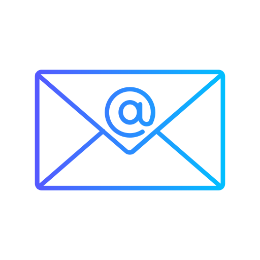 Email Generic gradient outline icon