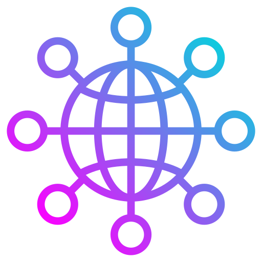 redes Generic gradient outline icono