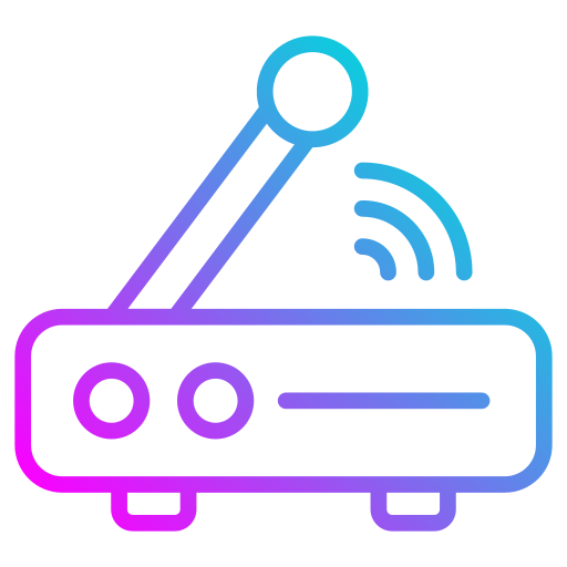 router Generic gradient outline icona