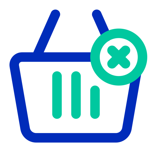 Shopping basket Generic color outline icon