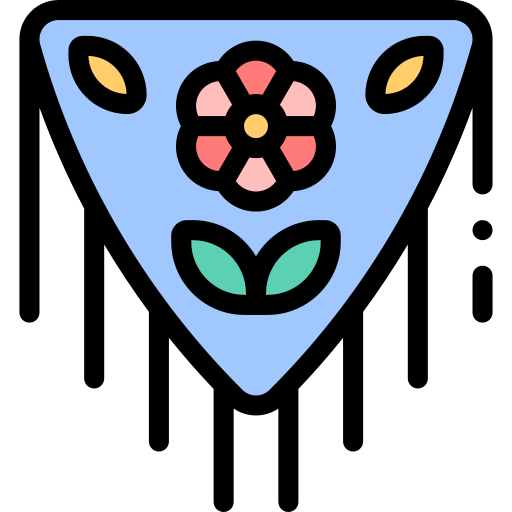 ショール Detailed Rounded Lineal color icon