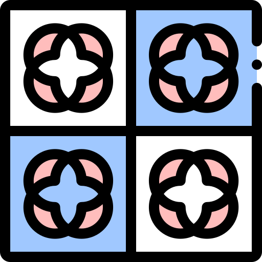 płytka Detailed Rounded Lineal color ikona