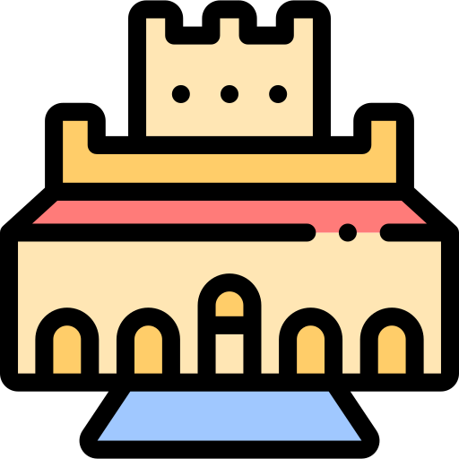 Alhambra Detailed Rounded Lineal color icon