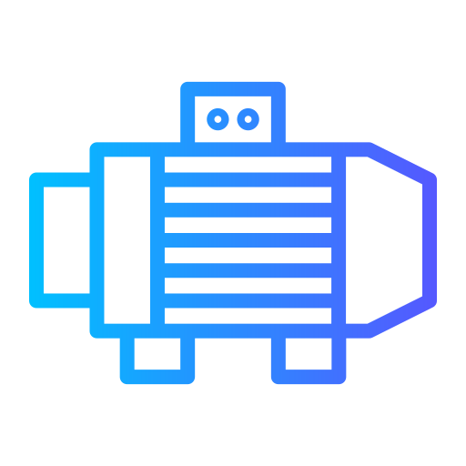 elektrische motor Generic gradient outline icoon