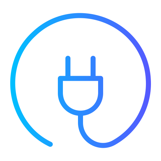 Plug Generic gradient outline icon