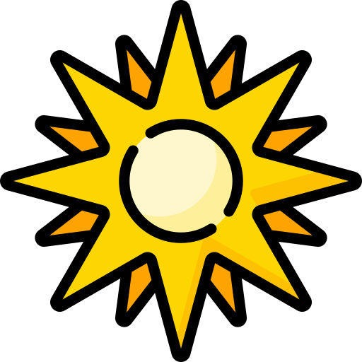 słońce Special Lineal color ikona
