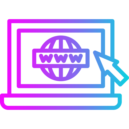 site internet Generic gradient outline Icône