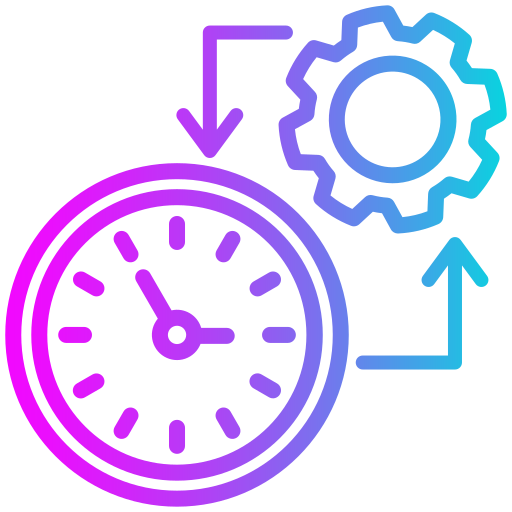 Working hours Generic gradient outline icon