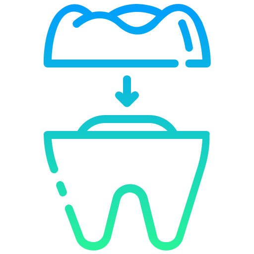 corona dental Generic gradient outline icono