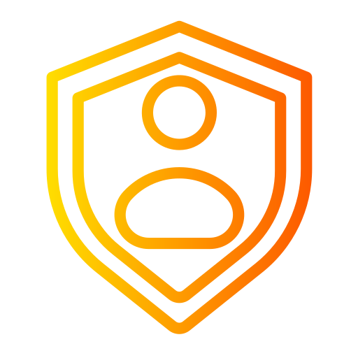 sicurezza personale Generic gradient outline icona