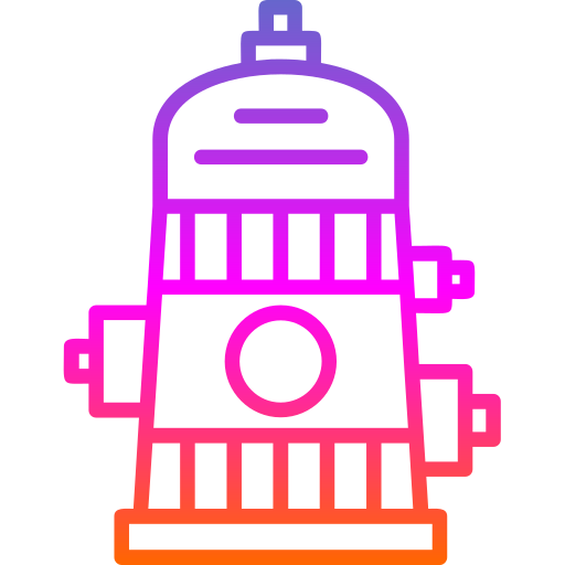 hydrant Generic gradient outline icoon