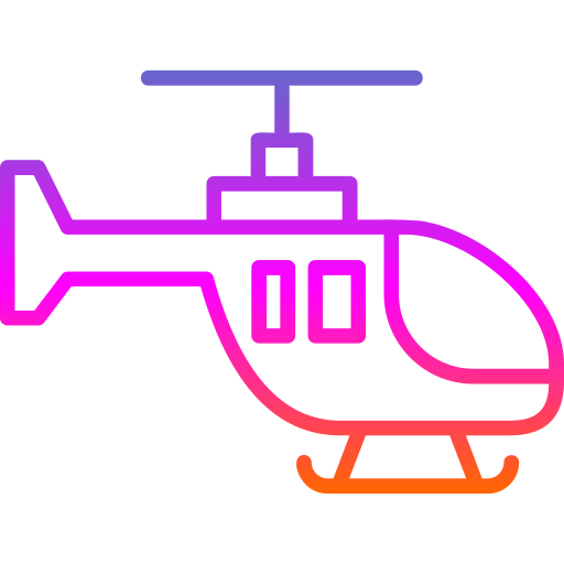 helikopter Generic gradient outline ikona