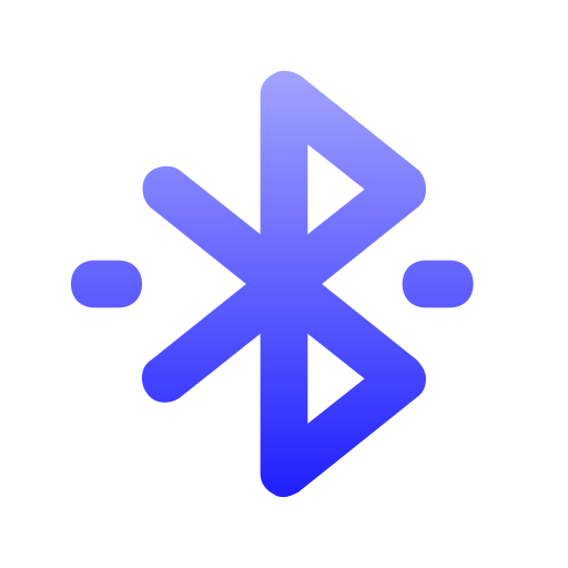 bluetooth Generic gradient outline icoon