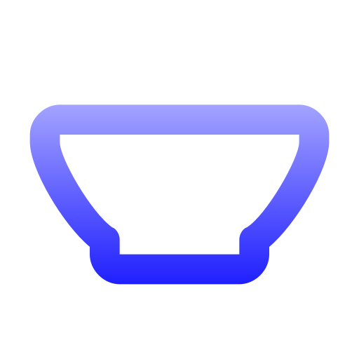 Bowl Generic gradient outline icon