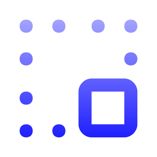 오른쪽 정렬 Generic gradient outline icon