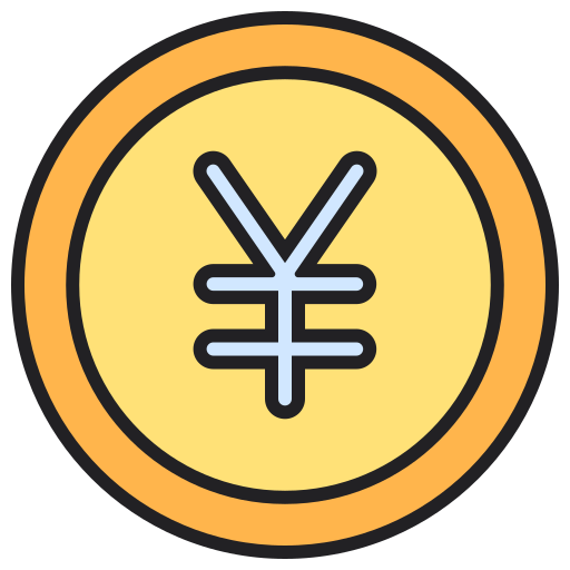 Yen Generic color lineal-color icon